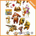 Custom manufacturer removable frozen stickers 3d puffy stickers pop-up stickers puffy sticker